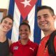 Cecilia Castro, Christian Seijo y deportista cubana